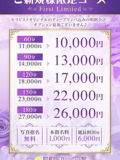ご新規様限定コース