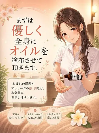 全身にオイルを塗布します(アナタだけのセラピスト)の公式プロフィール写真