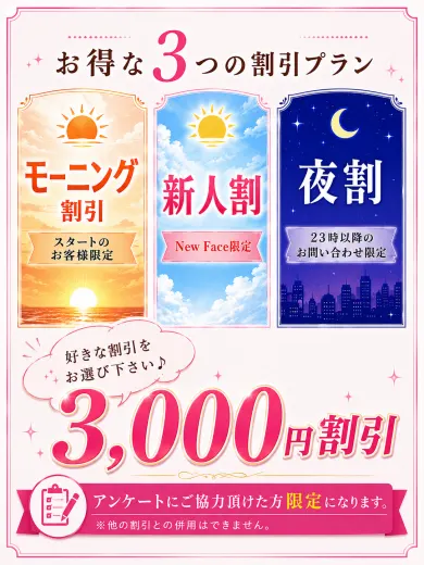 三種割(新宿メンズエステ Aroma Charm(アロマチャーム))の公式プロフィール写真