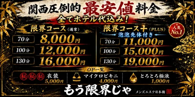 もう限界じゃ【関西最安値】の店舗画像